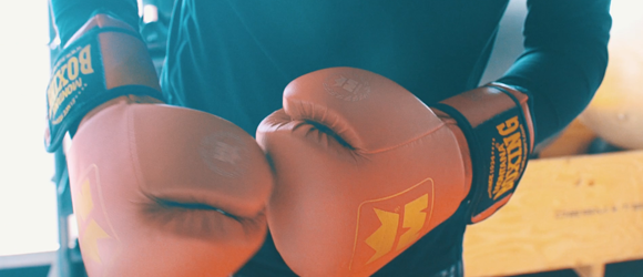 miniature teaser boxe B&W